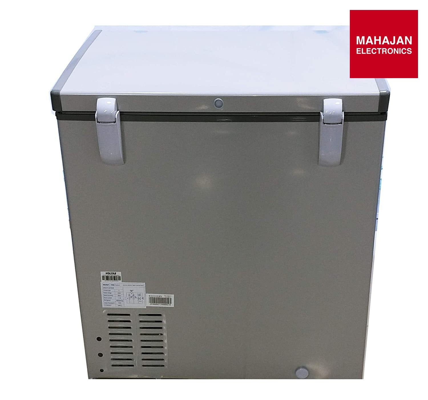 Voltas 150 SD HT Grey Single Door Deep Freezer, 150 Liters, Grey - Mahajan Electronics Online