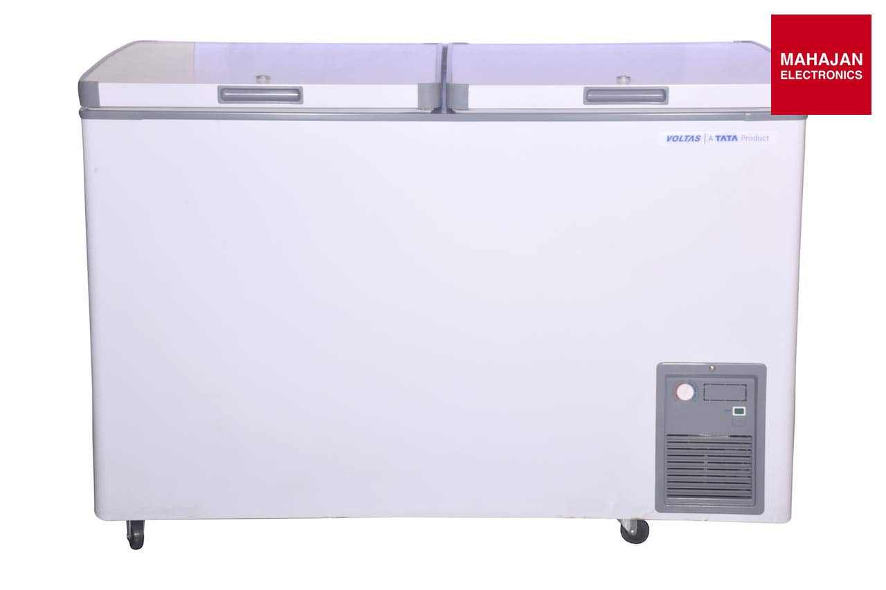 Voltas CF 320 DA5-P Double Door Deep Freezer, 320 Liters Mahajan Electronics Online