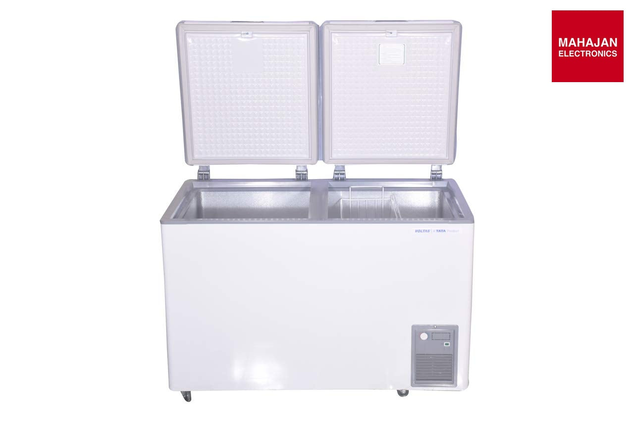 Voltas CF 320 DA5-P Double Door Deep Freezer, 320 Liters Mahajan Electronics Online