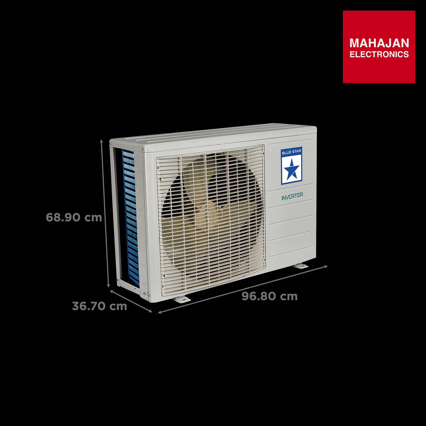 Blue Star IC524DNU  5 in 1 Convertible 2 Ton 5 Star Inverter Split AC with Turbo Cool Technology ( Copper Condenser) Bluestar