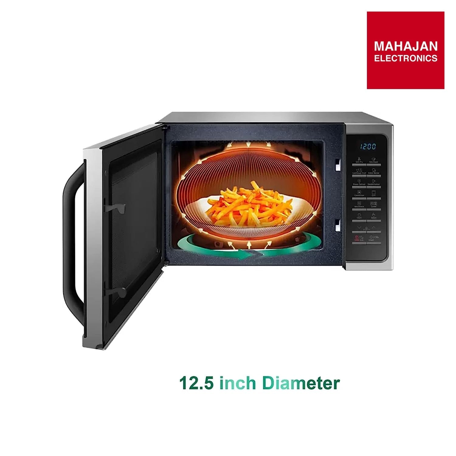 Samsung MC28A5025VS/TL 28 L Convection Microwave Oven ( Silver, Slim Fry) – Mahajan Electronics Online.