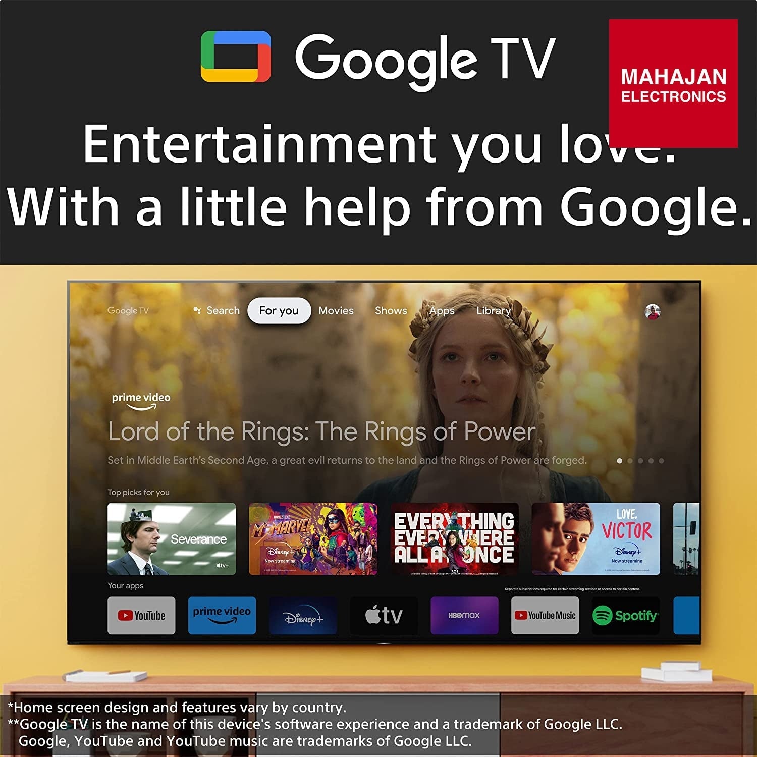 Sony Bravia 108 cm (43 inches) 4K Ultra HD Smart LED Google TV KD-43X75L (Black) - Mahajan Electronics Online