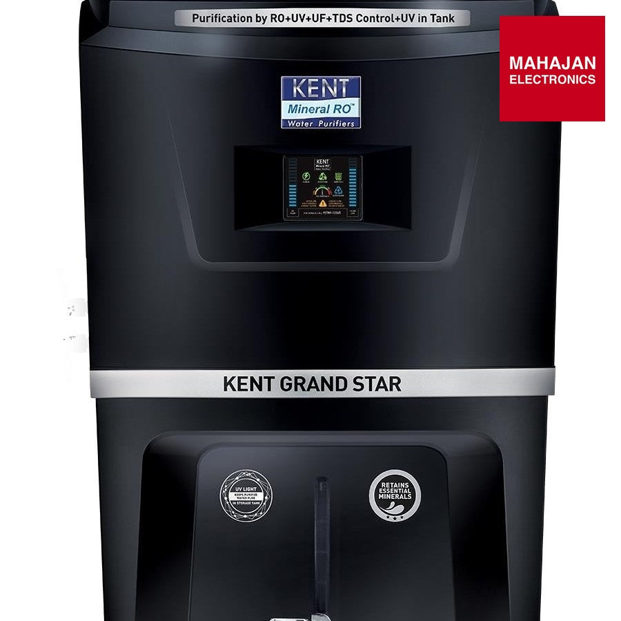 Kent Grand Star B ( Bold & Black) 9 Ltr Digital RO - Mahajan Electronics Online