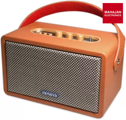Aiwa RS-X100 Natsukasii Pro Brown 40 W Bluetooth Home Audio Speaker (Brown) - Mahajan Electronics Online