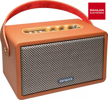 Aiwa RS-X100 Natsukasii Pro Brown 40 W Bluetooth Home Audio Speaker (Brown) - Mahajan Electronics Online