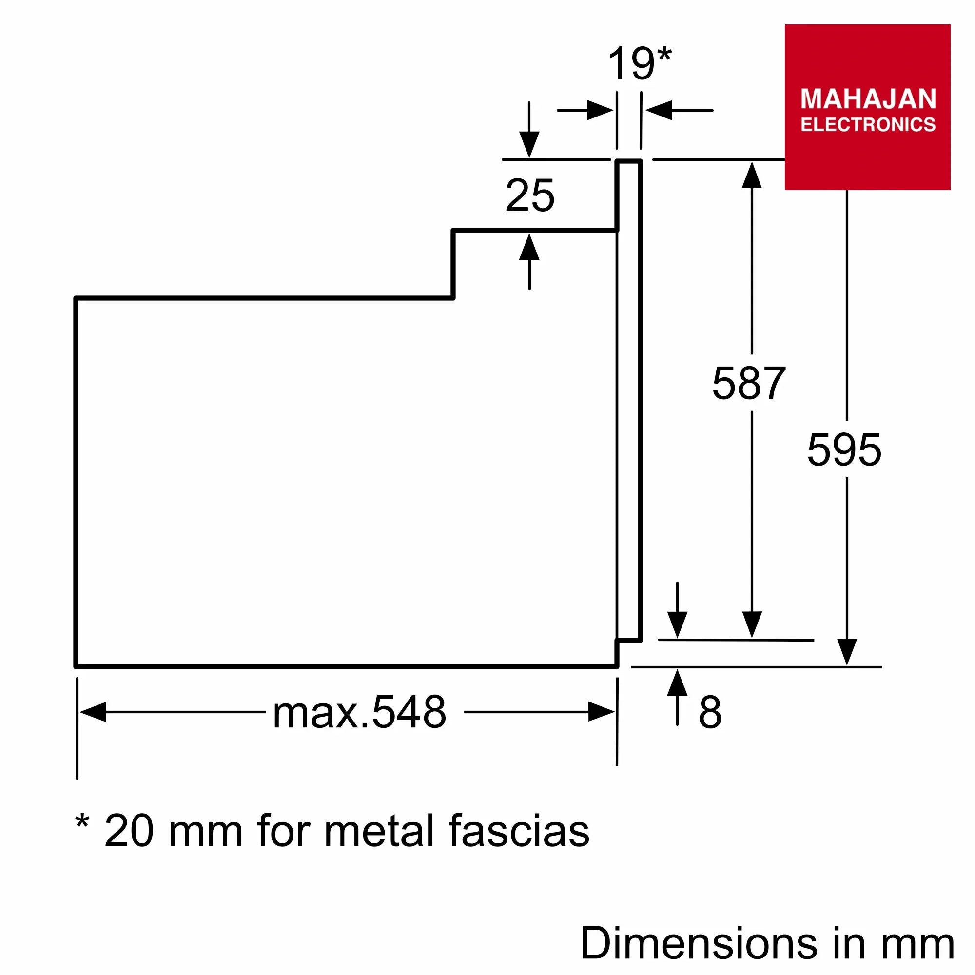 Bosch HBF031BA0I Series 2 Built-in oven 60 x 60 cm Black - Mahajan Electronics Online