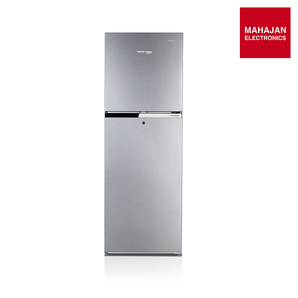 Voltas Beko RFF270C/WPXIR0I0000GD 230L 3 Star Frost Free Double Door Refrigerator | Inverter Compressor – Mahajan Electronics Online.