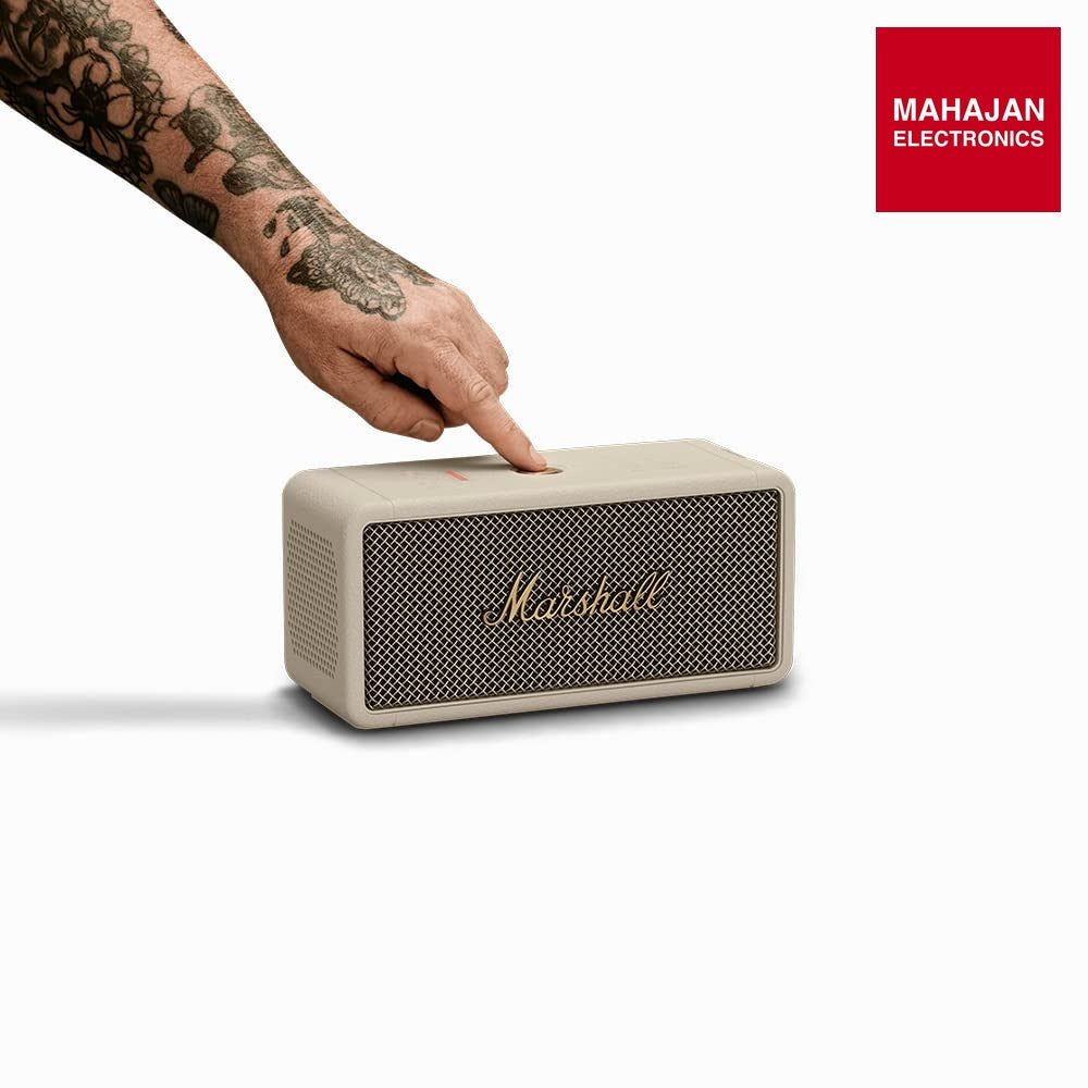Marshall Middleton Portable Bluetooth Speaker, Cream – Mahajan Electronics Online.