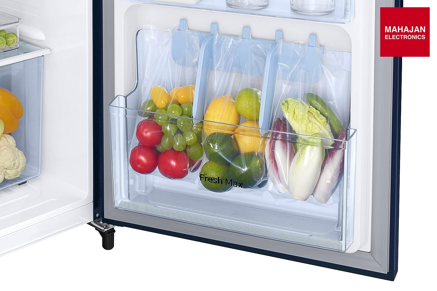 Samsung 246L 3 Star Inverter Direct-Cool Single Door Refrigerator (RR26C3753CU/HL,Camellia Blue) 2023 Model - Mahajan Electronics Online