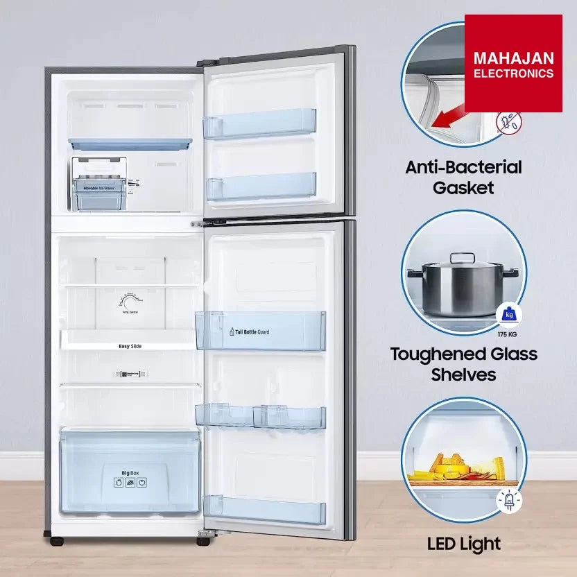 SAMSUNG 236 L Frost Free Double Door 1 Star Refrigerator (GRAY SILVER, RT28C3021GS/NL) - Mahajan Electronics Online
