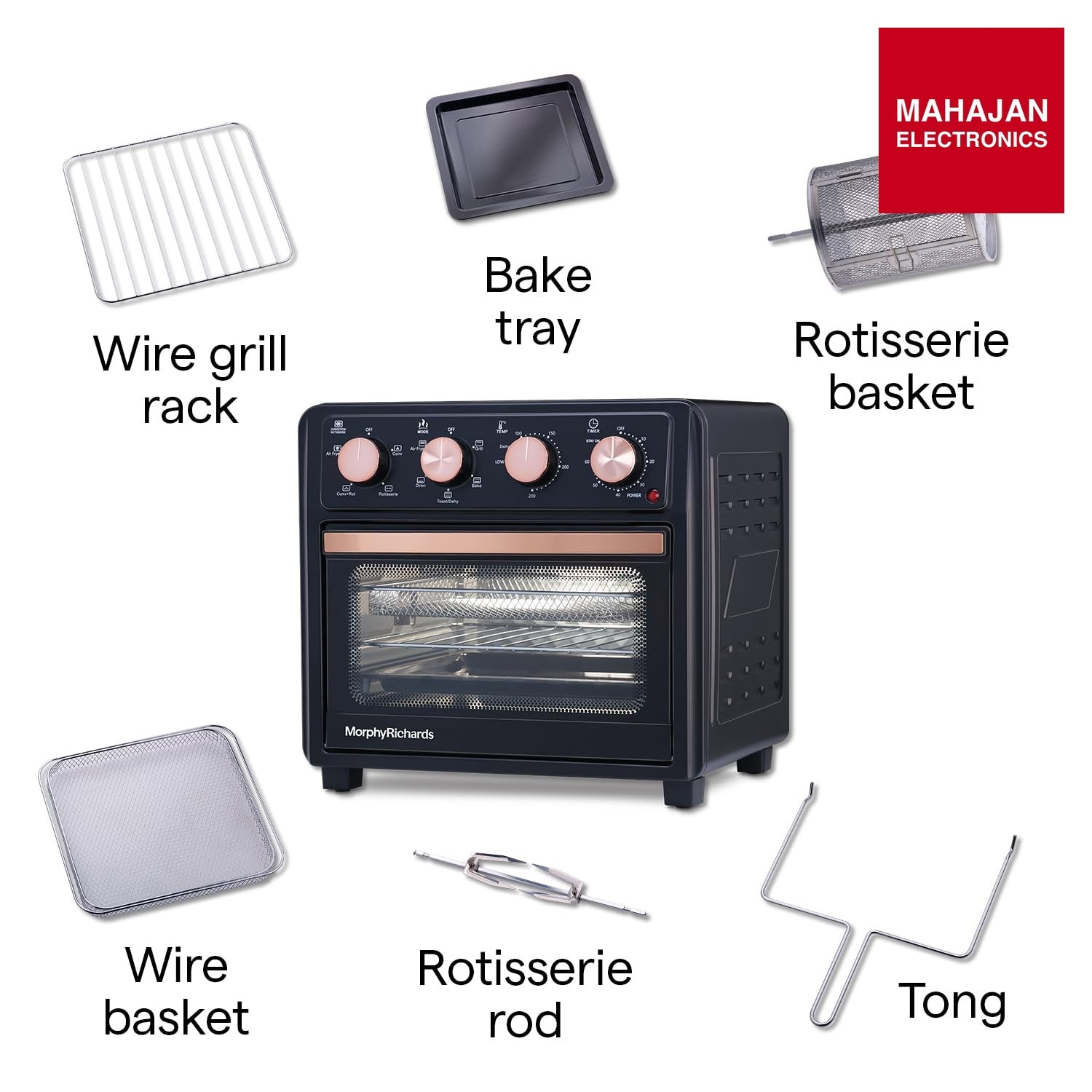 Morphy Richards AirCrisp 25L Air Fryer Oven Air Fryer (25 L) - Mahajan Electronics Online