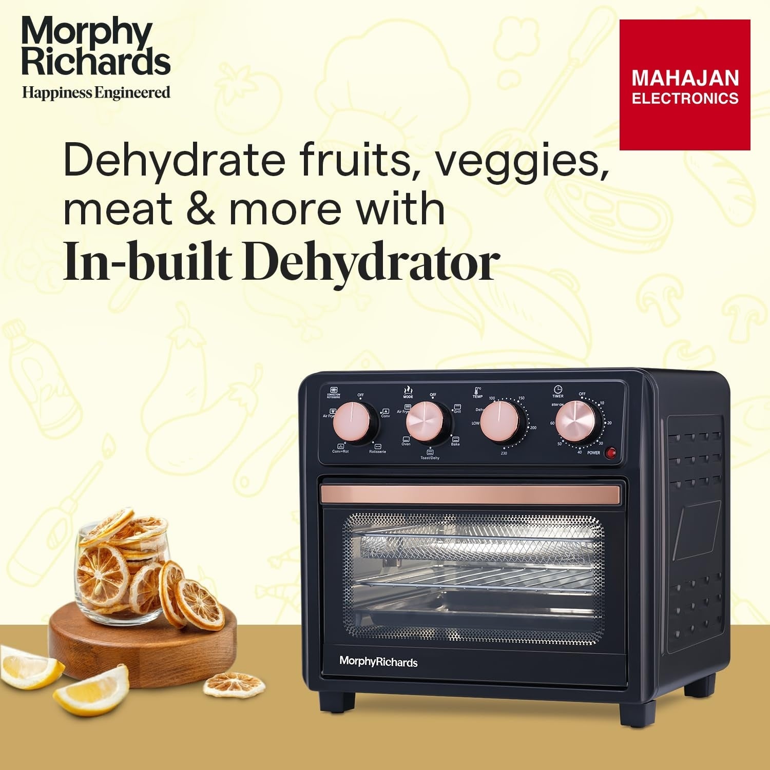 Morphy Richards AirCrisp 25L Air Fryer Oven Air Fryer (25 L) - Mahajan Electronics Online