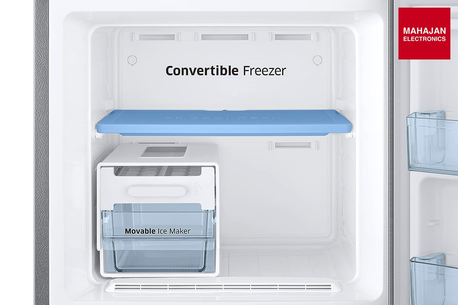 Samsung 256L 2 Star Inverter Frost-Free Convertible 3 In 1 Double Door Refrigerator (RT30C3732S8/NL,Elegant Inox 2023 Model) - Mahajan Electronics Online