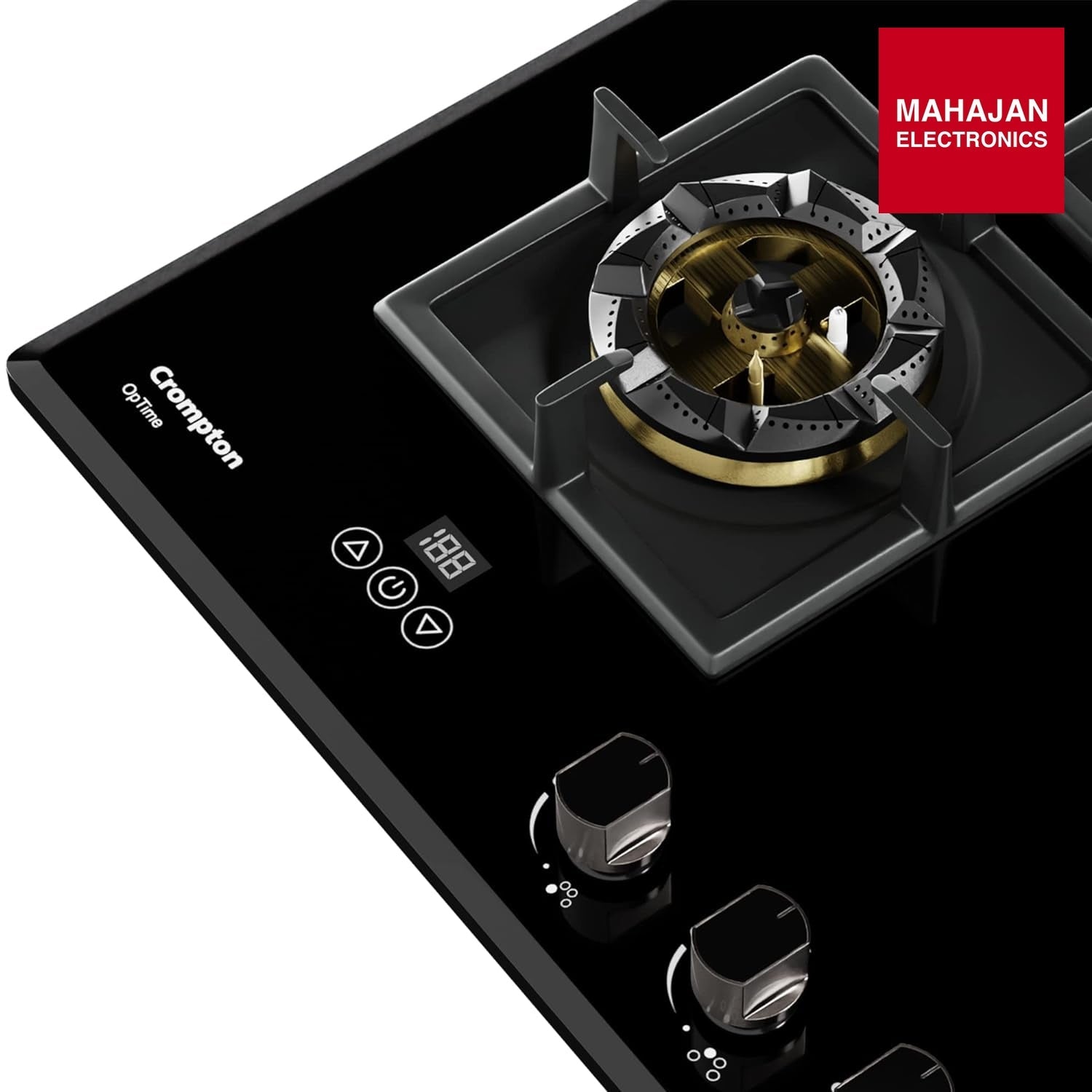 Crompton HOB-OPFB784TI-MBL 78 cm 4 Burner Hob Optime Series - Mahajan Electronics Online
