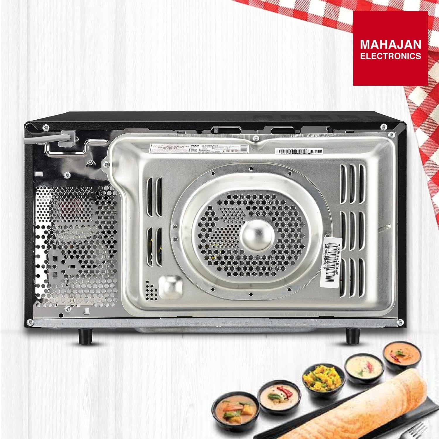 LG 28 L Wi-Fi Enabled Charcoal Convection Healthy Microwave Oven (MJEN286UFW, Black, Diet Fry) – Mahajan Electronics Online.