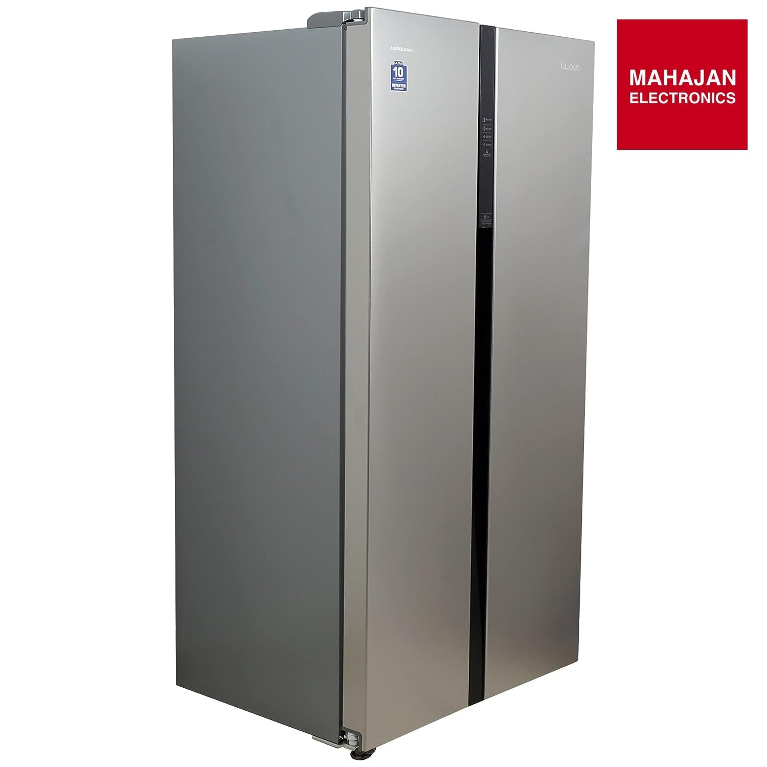 LLYOD 587 L 5 Star Frost Free Side By Side Refrigerator (GLSF590DSST1GB Stainless Steel) - Mahajan Electronics Online