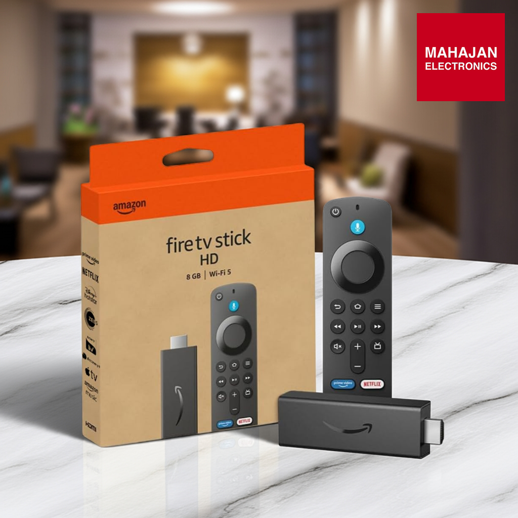 Amazon Fire TV Stick HD 2025 secondary image with Mahajan Electronics logo