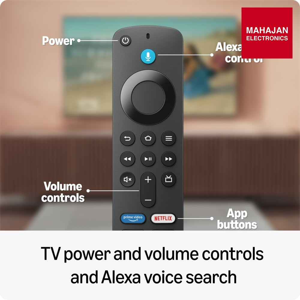 Amazon Fire TV Stick HD 2025 secondary image with Mahajan Electronics logo