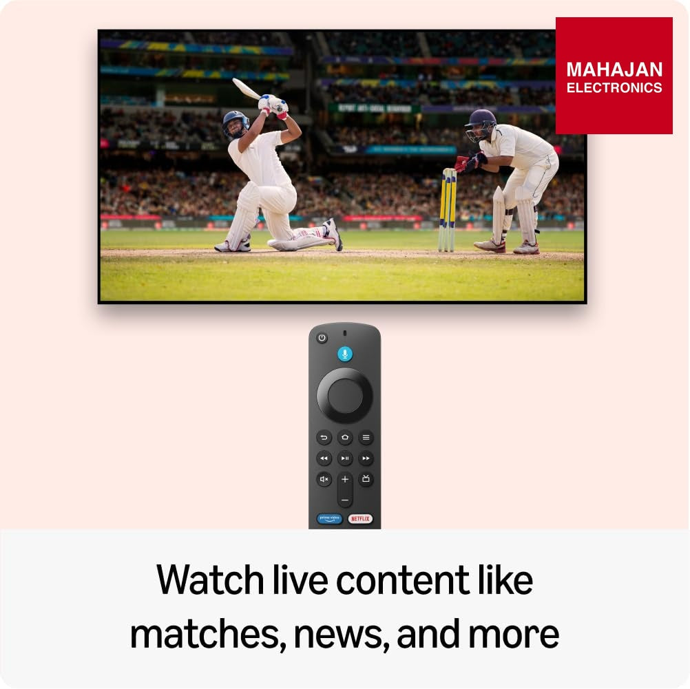 Amazon Fire TV Stick HD 2025 secondary image with Mahajan Electronics logo