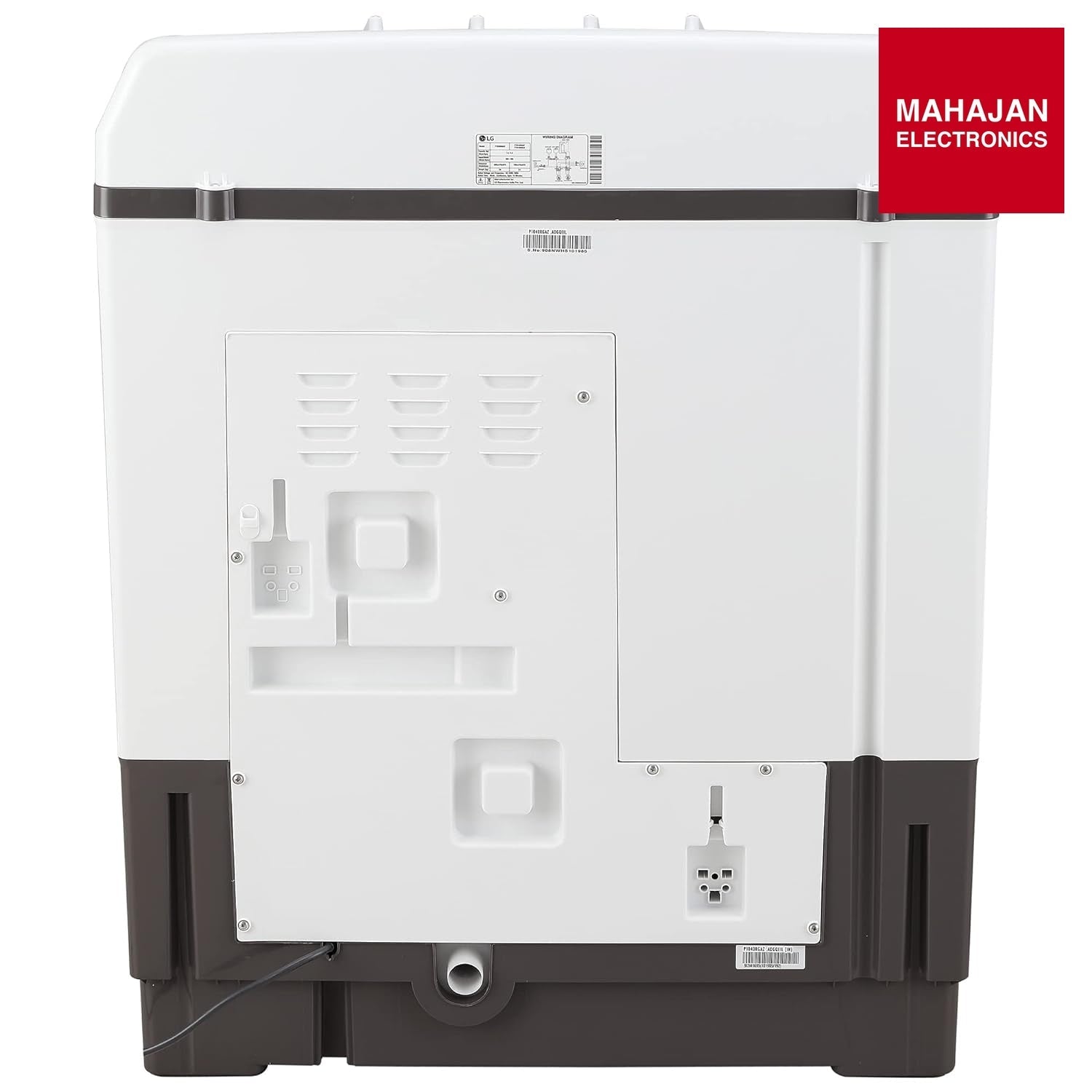 LG 10 kg 5 Star Semi-Automatic Top Load Washing Machine (P1040RGAZ, Dark Gray, Roller Jet Pulsator) – Mahajan Electronics Online.