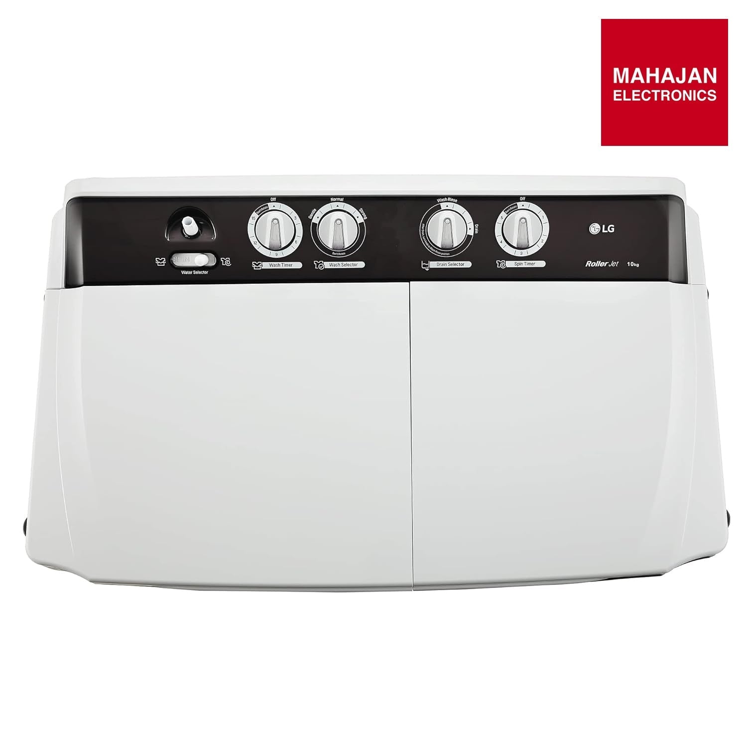 LG 10 kg 5 Star Semi-Automatic Top Load Washing Machine (P1040RGAZ, Dark Gray, Roller Jet Pulsator) – Mahajan Electronics Online.