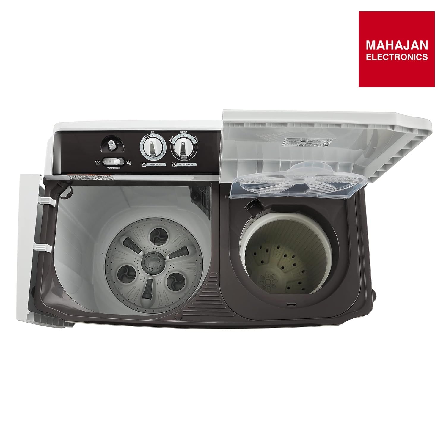 LG 10 kg 5 Star Semi-Automatic Top Load Washing Machine (P1040RGAZ, Dark Gray, Roller Jet Pulsator) – Mahajan Electronics Online.