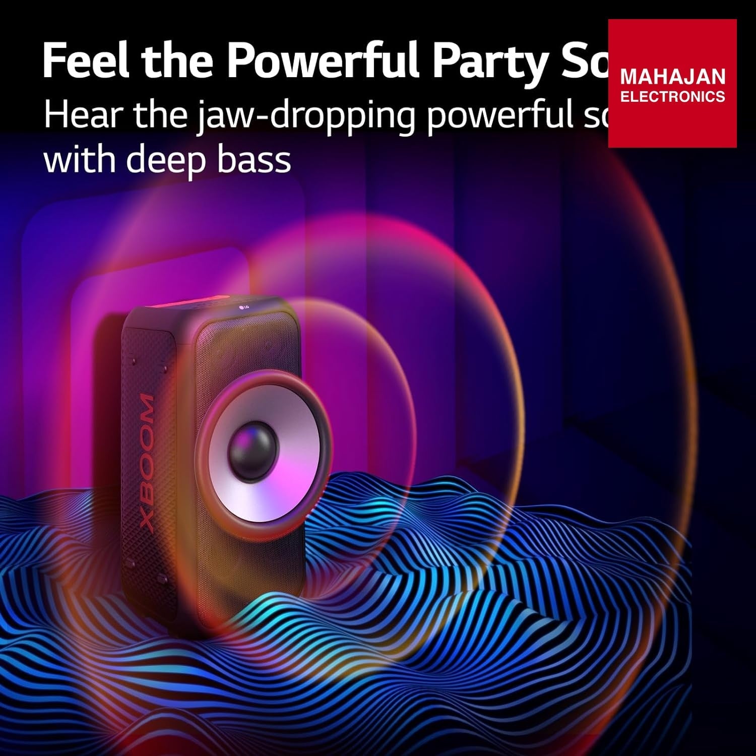 LG XBOOM XL5S 200W 2.1ch Multi-Color Ring Lighting Audio System up to 12HR Battery – Mahajan Electronics Online.