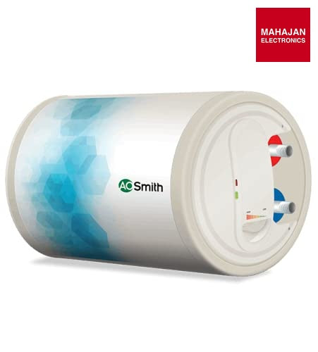 AO Smith Elegance Slim Horizontal water heater Geysers White (25 L) – Mahajan Electronics Online.