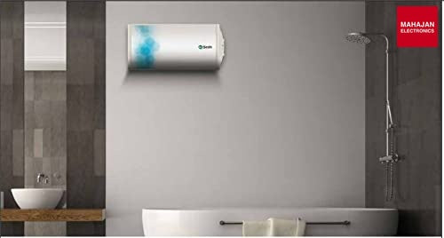AO Smith Elegance Slim Horizontal water heater Geysers White (25 L) – Mahajan Electronics Online.