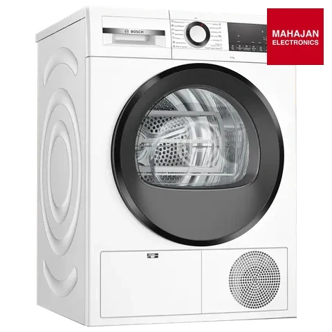 BOSCH WPG23100IN Series 4 8 kg Fully Automatic Front Load Dryer (Fluff Filter, White) - Mahajan Electronics Online