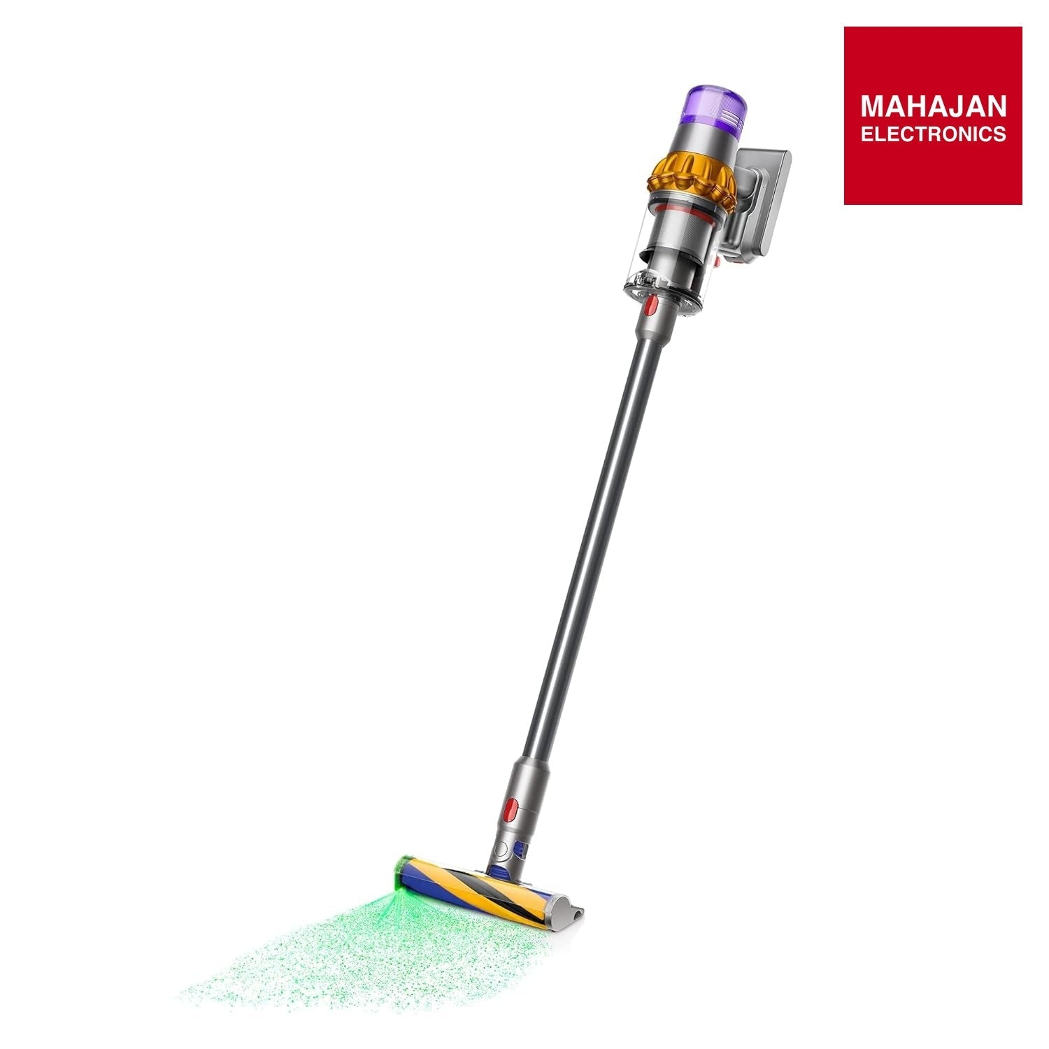 Dyson V15 Detect Cord-Free Intelligent Vacuum Cleaner – LCD Display, Laser Slim Fluffy Head, Motorized Tools – Mahajan Electronics Online.