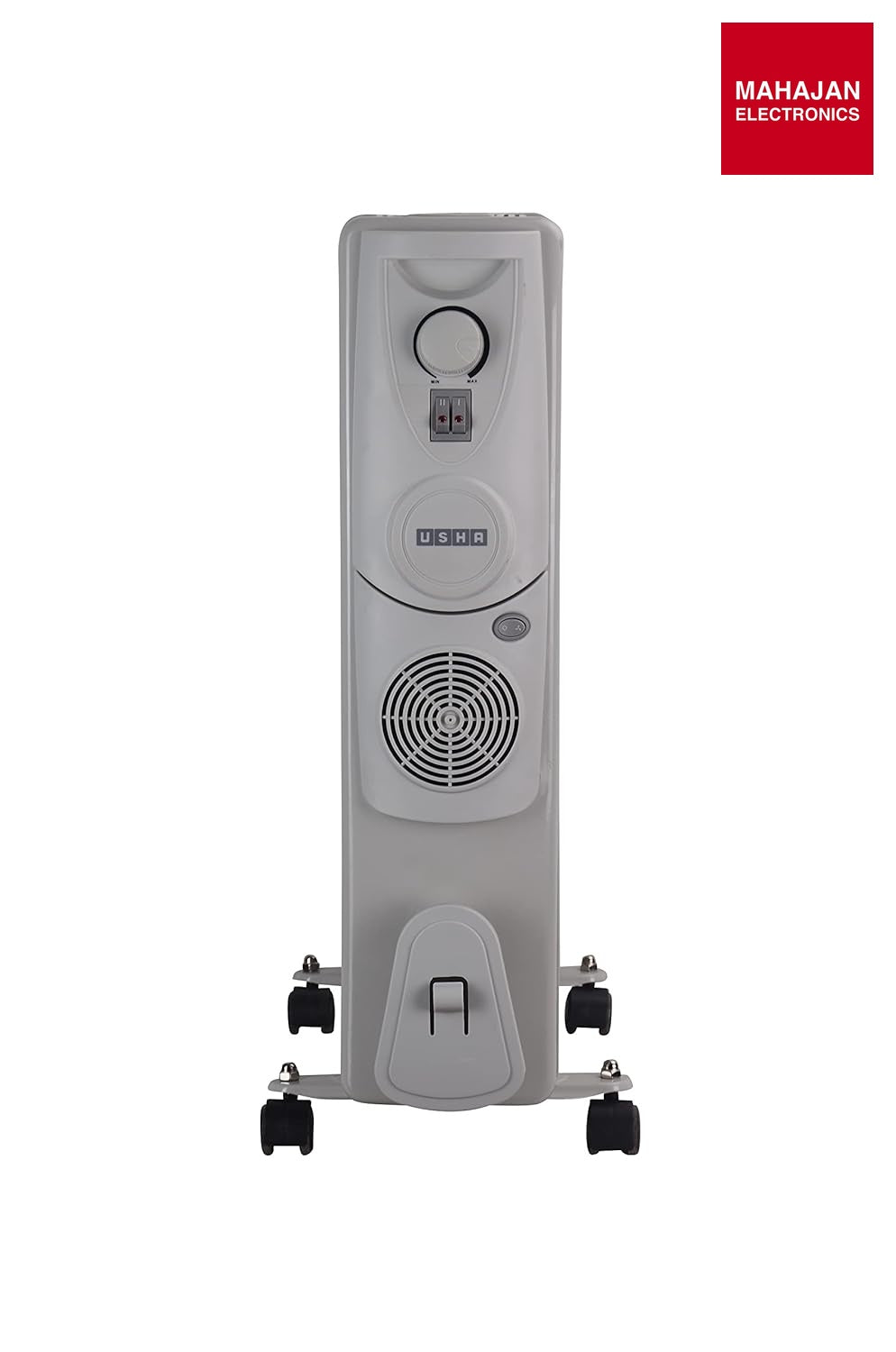 Usha OFR 4209 F 2400W Oil Filled Radiator Heater | 9 Fin | PTC Fan | Safe Heating USHA