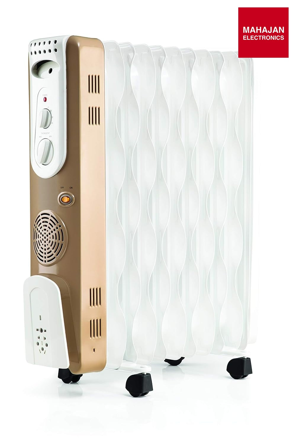 USHA OFR 3611FS PTC 2500-Watt Oil Filled Radiator (White) 11fin - Mahajan Electronics Online