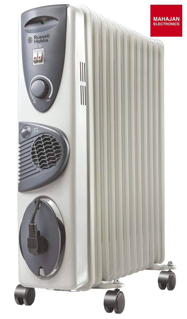 Russell Hobbs ROR 13F 2900W Room Heater | 13 Fins | Fan-Forced Heating | Overheat Protection – Mahajan Electronics Online.