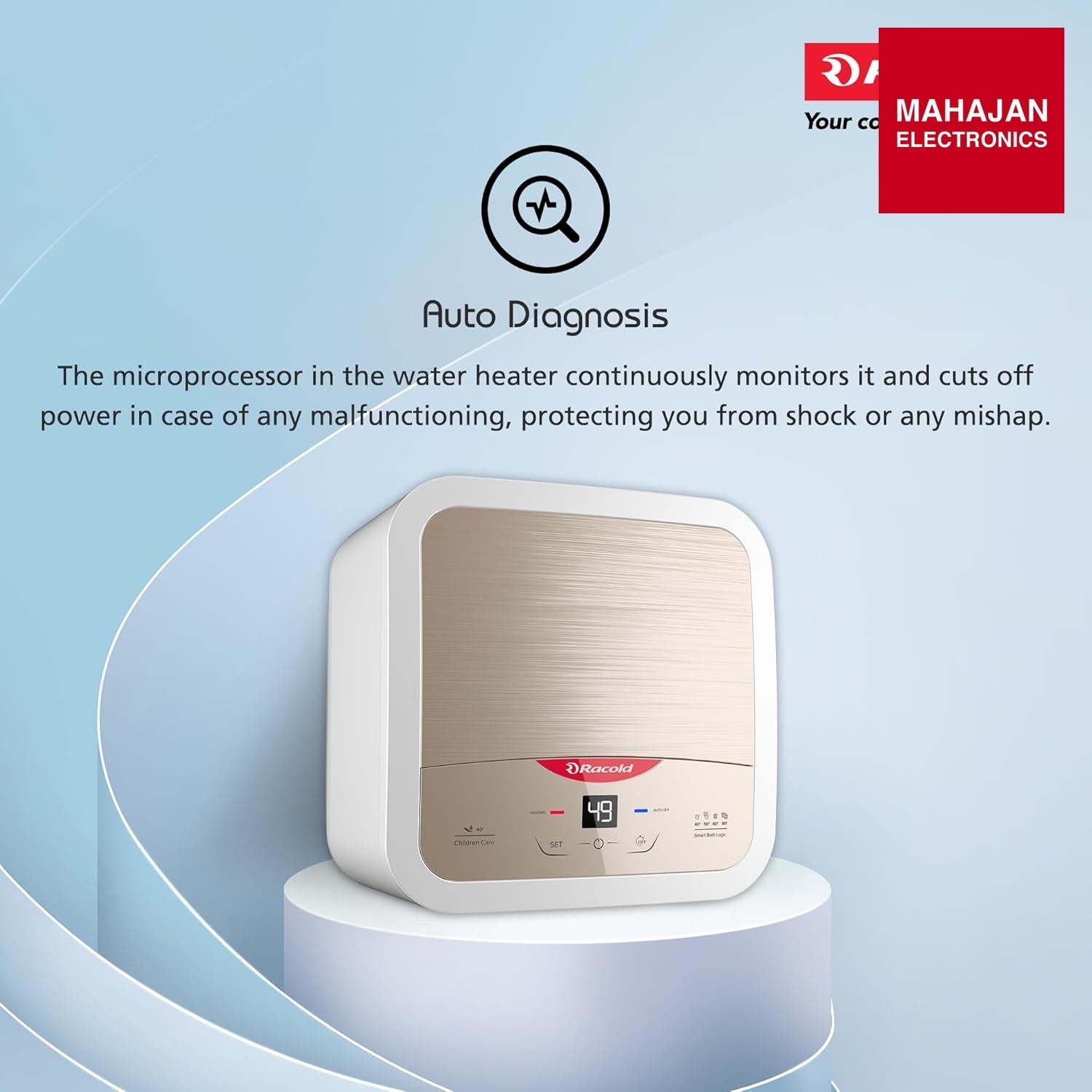 Racold Omnis DG 25 2KW S Litres - Mahajan Eelctronics Onilne