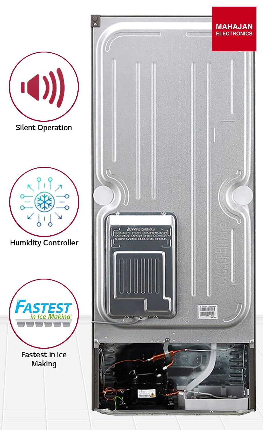 LG GL-N292DDSY 260 L 2 Star Inverter Frost-Free Double Door Refrigerator Mahajan Electronics Online