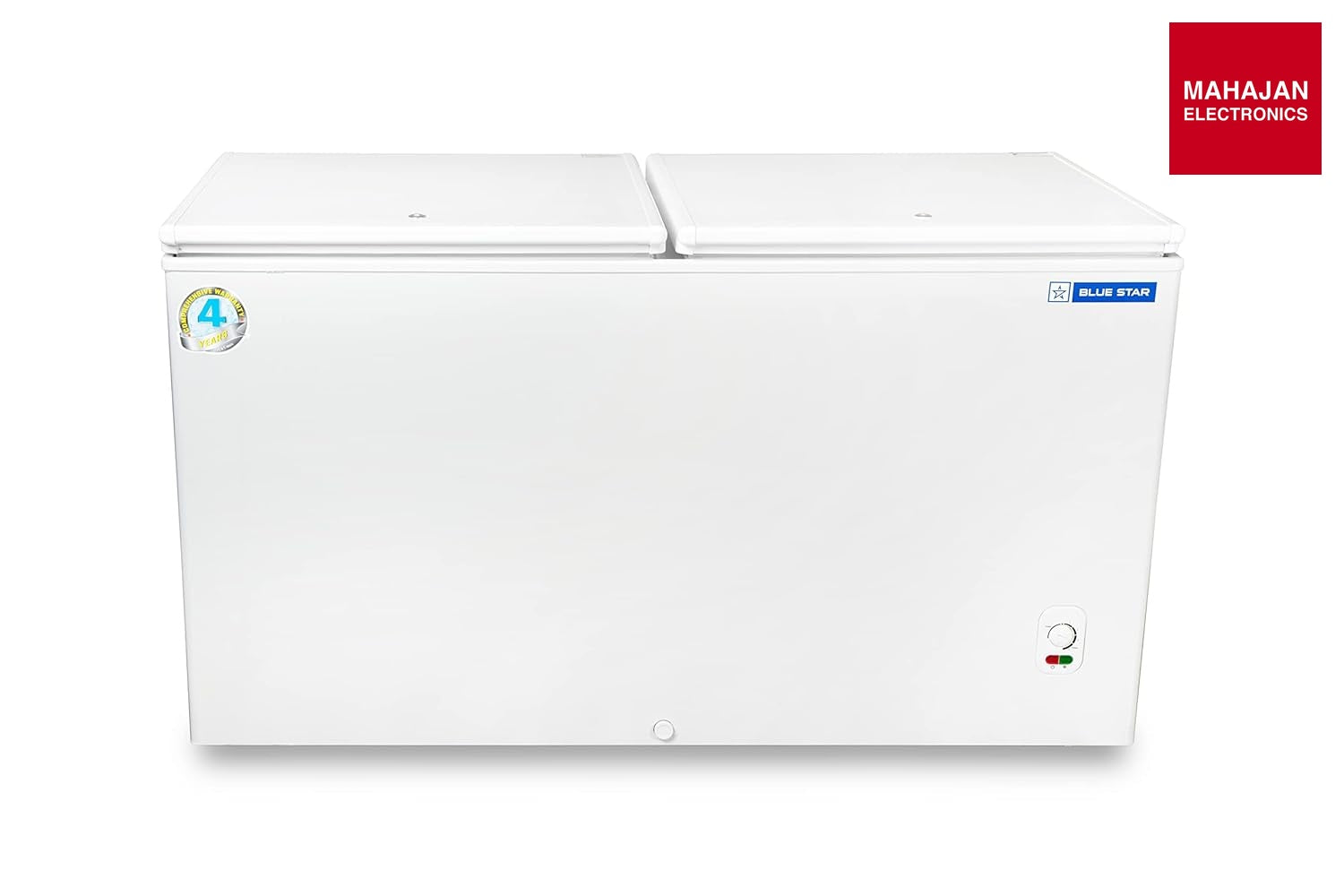 Blue Star CF3400MEW 401 Litres 3 Star Double Door Deep Freezer Mahajan Electronics Online