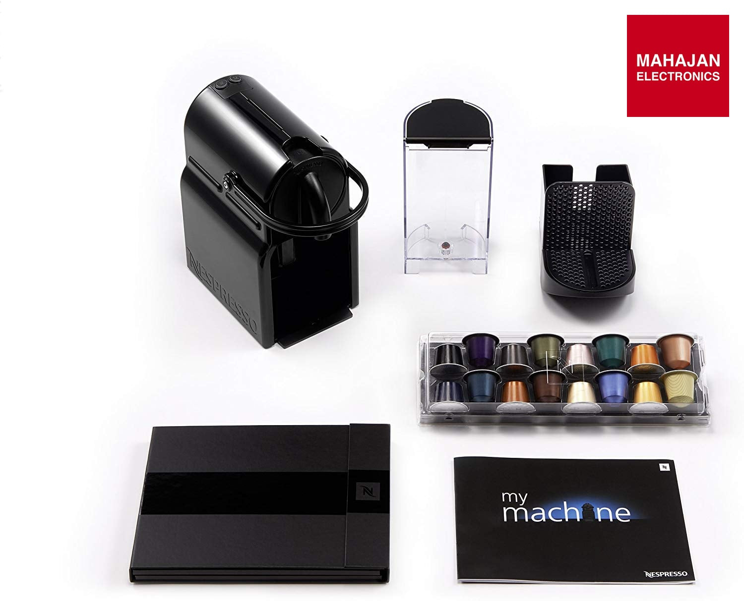 Nespresso Inissia Coffee Capsule Machine, Red Mahajan Electronics Online