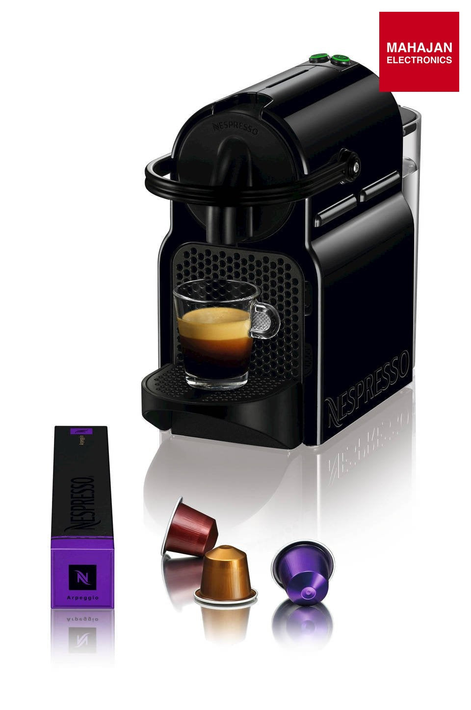 Nespresso Inissia Coffee Capsule Machine, Black Mahajan Electronics Online