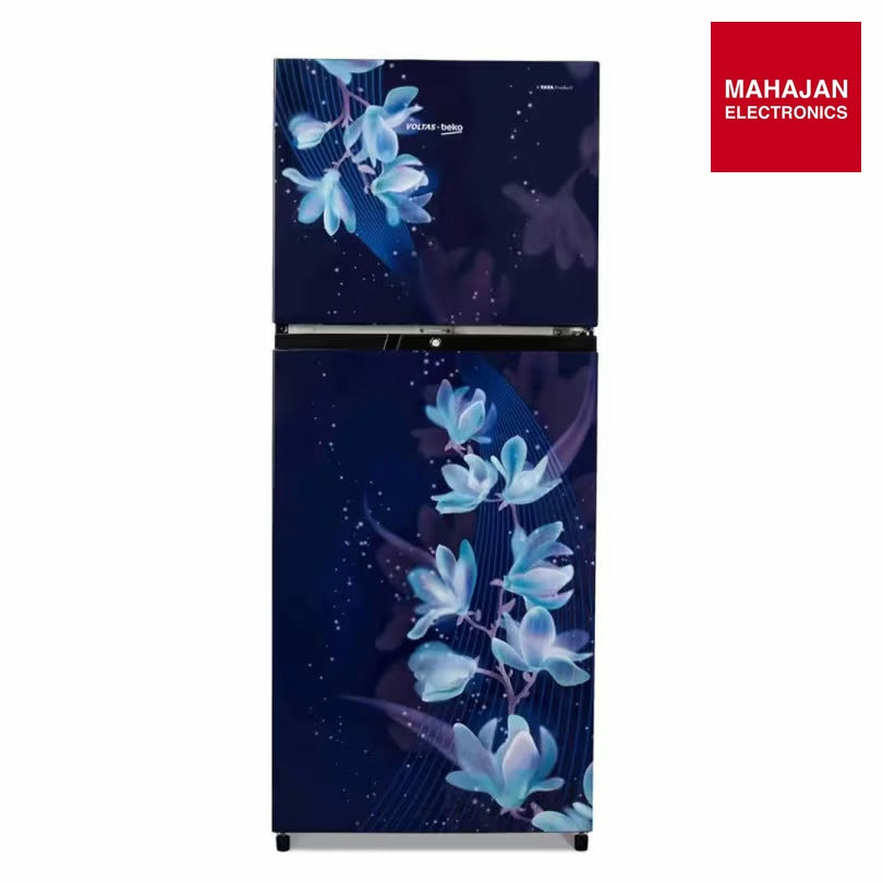 Voltas Beko RFF270C/WPNBR0 Frost Free 230 L Blue Double Door 3 Star BEE Rating Mahajan Electronics Online