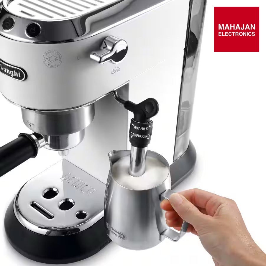 DeLonghi EC685.W 1300-Watt Espresso Coffee Machine ( WHITE) – Mahajan Electronics Online.