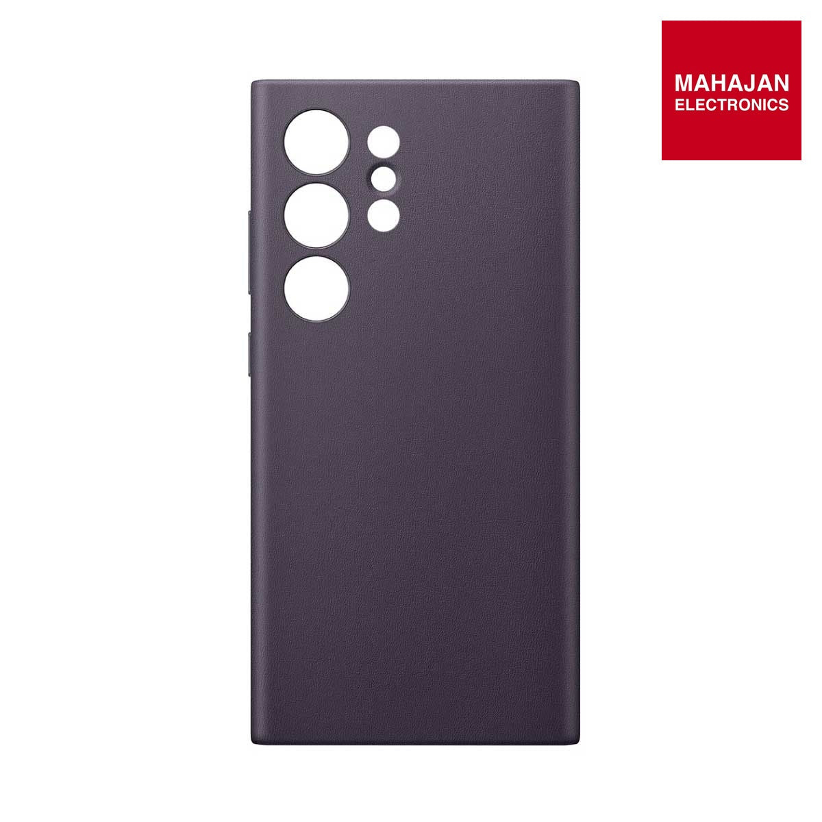 Samsung Galaxy S24 Ultra Vegan Leather Case (Dark Violet) GP-FPS928HCAVI Mahajan Electronics Online