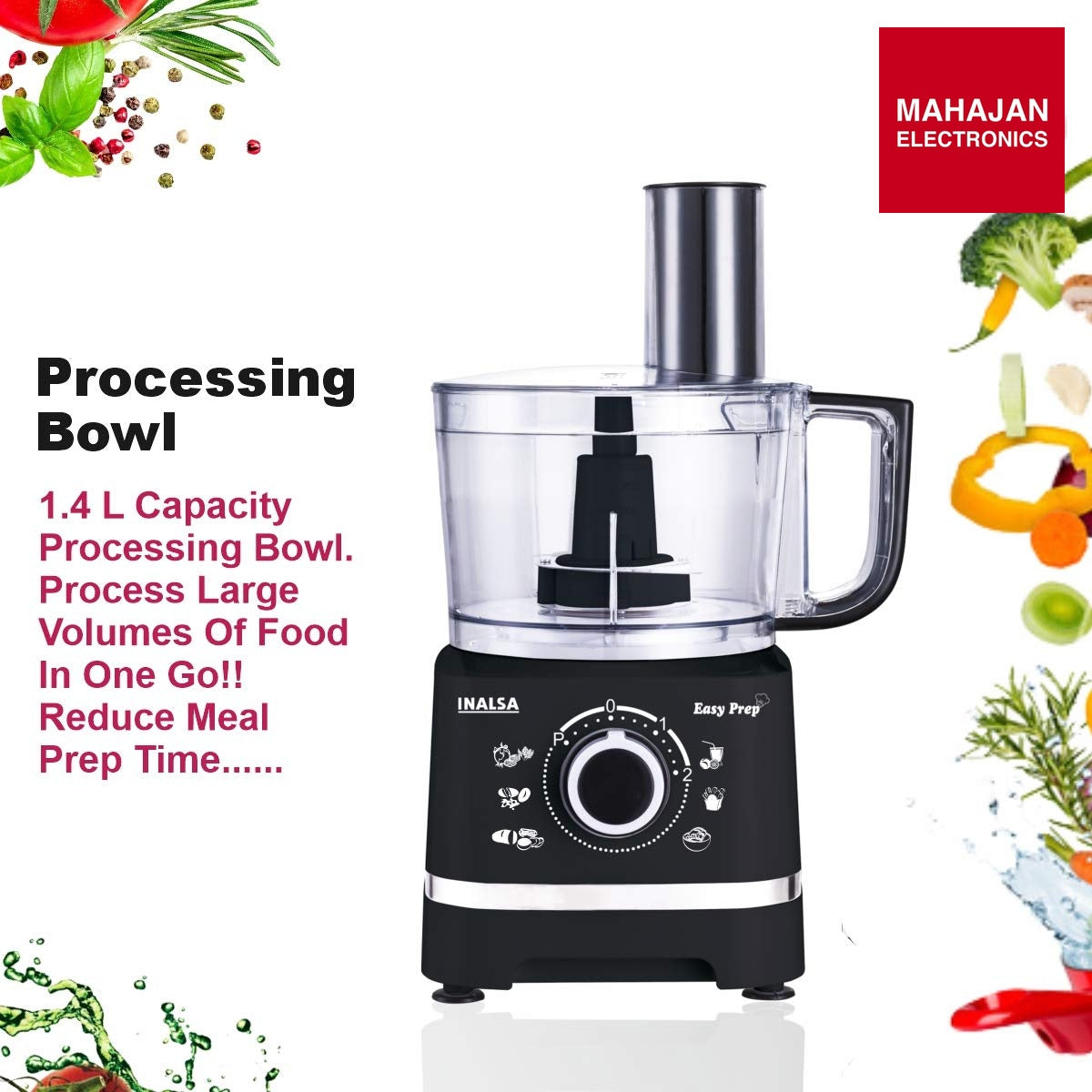 Inalsa Easy Prep 800W food processor image 2