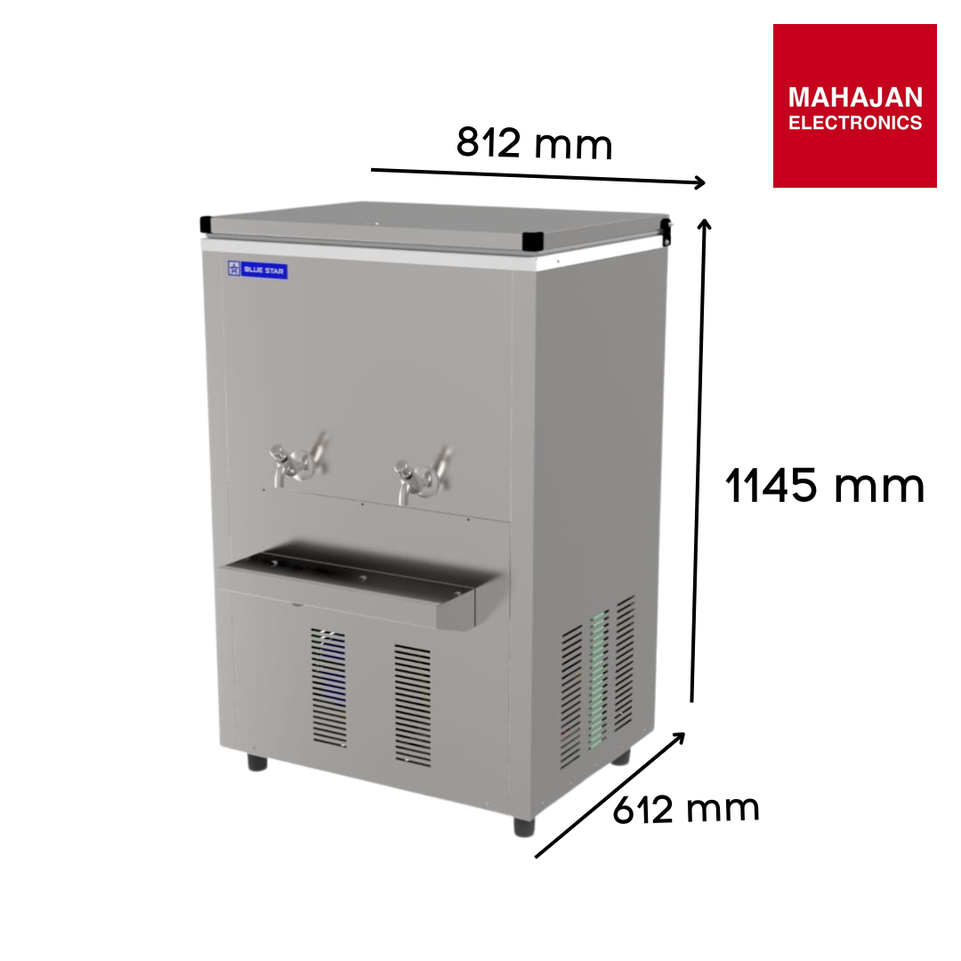 Blue Star SWC150150 water cooler secondary image with Mahajan Electronics logo