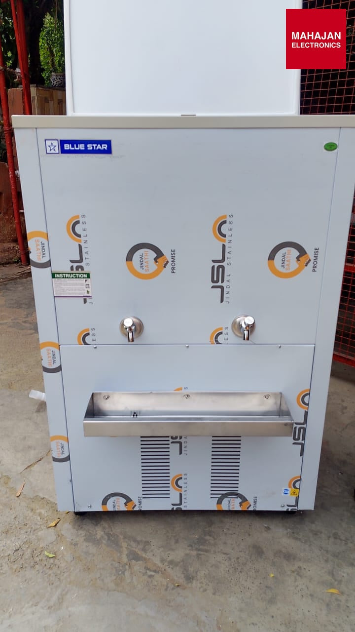 Blue Star SWC150150 water cooler secondary image with Mahajan Electronics logo
