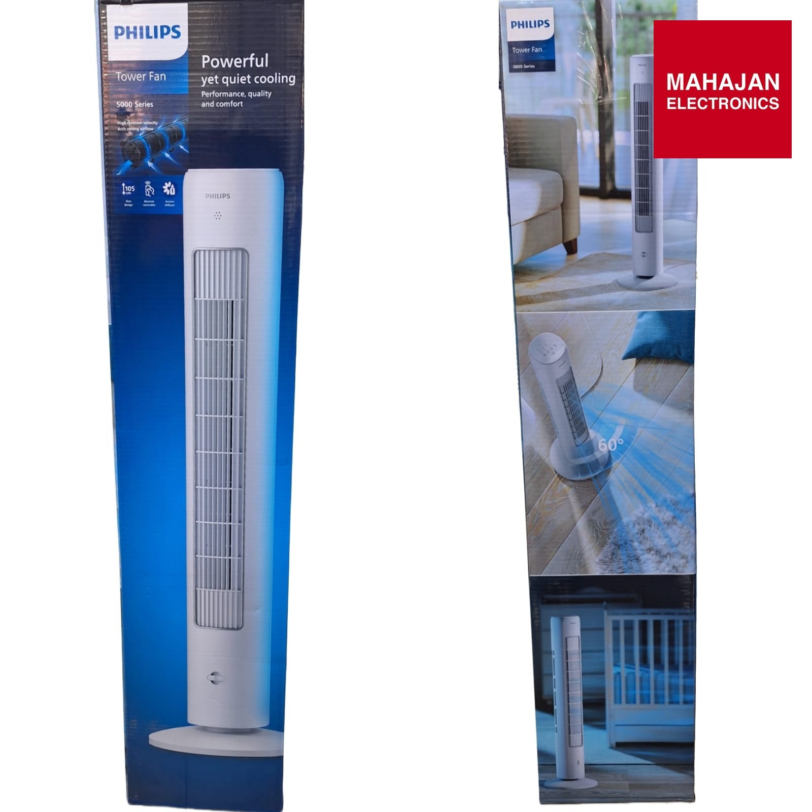 Philips CX5535/00 tower fan – Mahajan Electronics