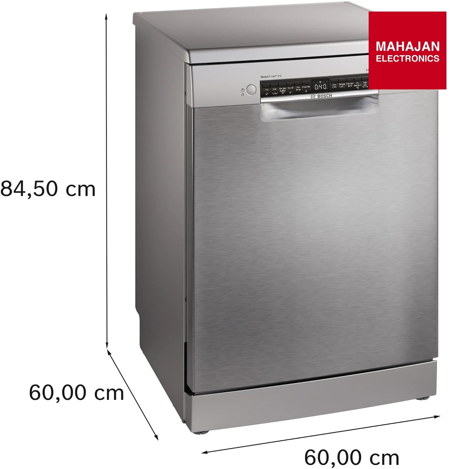Bosch SMS6HMI00I dishwasher secondary image with Mahajan Electronics logo
