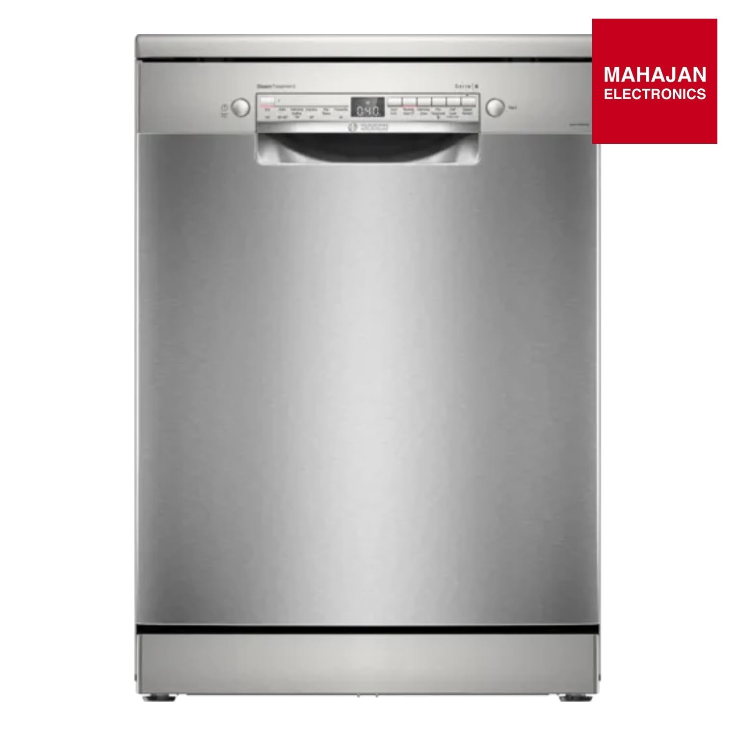 Bosch SMS6IKI01I dishwasher secondary image with Mahajan Electronics logo