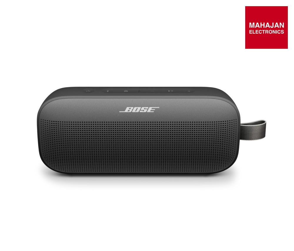 Bose SoundLink Flex 2nd Gen Portable Bluetooth Speaker (Black) – 12H Playtime, Waterproof IP67, Deep Bass Bose