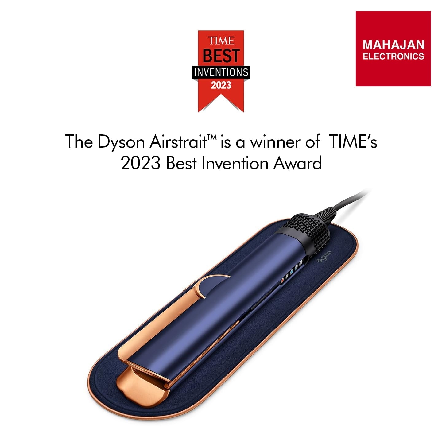 Dyson Airstrait Bright Nickel/Bright Copper – Mahajan Electronics